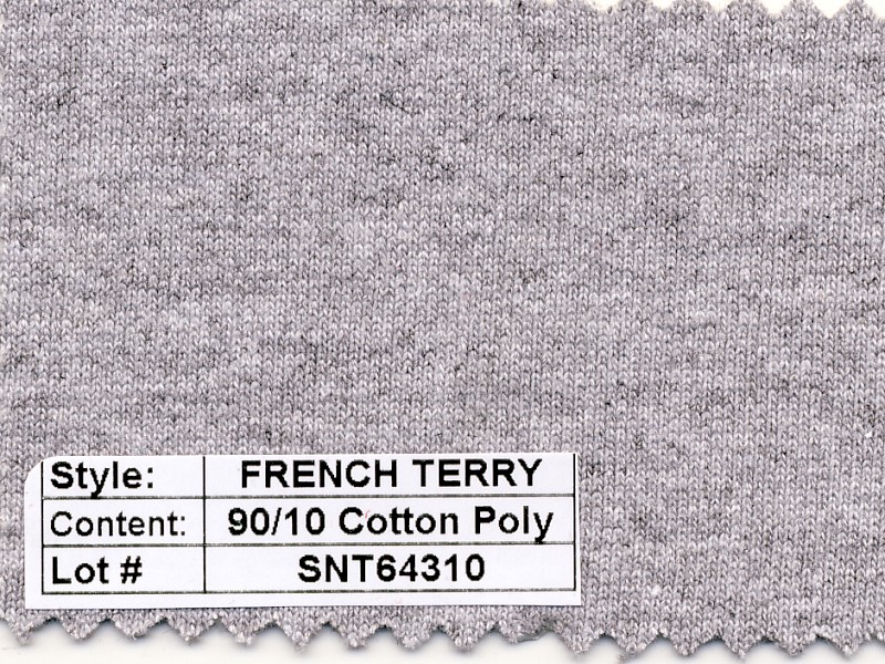 French Terry 90/10 Cotton Poly 14 oz